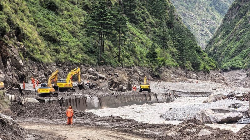 China-Nepal rescue operations paused as barrier lake overflow raises flood risk